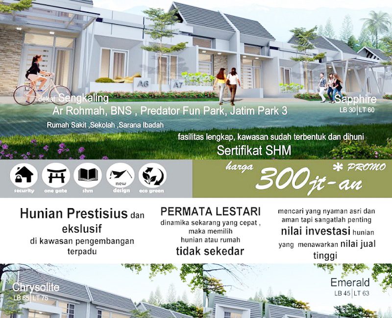 Rumah Dijual Dau Malang Dekat UIN Malang, Kampus UMM, Kampus UB, Jatim Park 3, RS UMM, Lippo Plaza Batu 0008