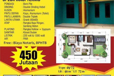 Rumah Dijual di Babelan Kota Bekasi Dekat Harapan Indah Bekasi, RS Ananda Babelan, Pasar Babelan, SMAN 3 Babelan 0010
