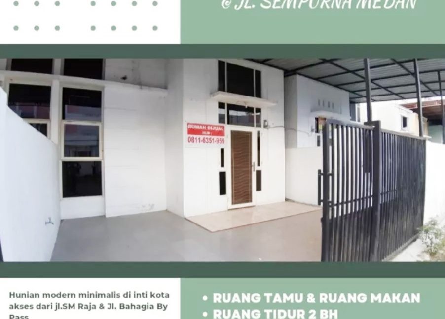 Rumah Dijual di Kota Medan Dekat Kampus UISU, Kampus PTKI Medan, UMN AL Washliyah, Medan Mall, RS Columbia Asia 0001