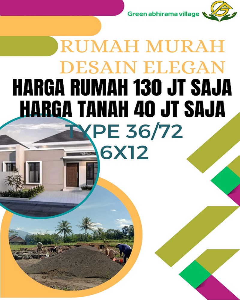 Dijual Rumah Baru dan Tanah Kavling di Jember Dekat Universitas Jember, Ponpes Nurul Islam, Terminal Pakusari, RSUD dr. Soebandi