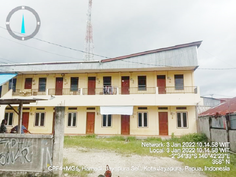 Rumah Kontrakan Dijual di Kota Jayapura Dekat Pantai Hamadi, Dermaga Tobati, RS Angkatan Laut, Mall Jayapura 0002